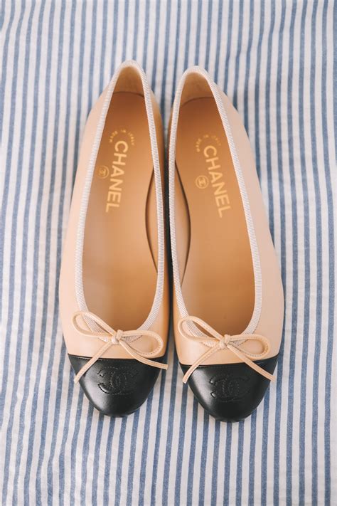 chanel fcream straw flat shoes|chanel ballet flats.